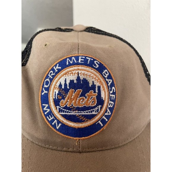 American Needle Genuine Merchandise New York Met Baseball Cap Hat Brown #00476 - Picture 4 of 11